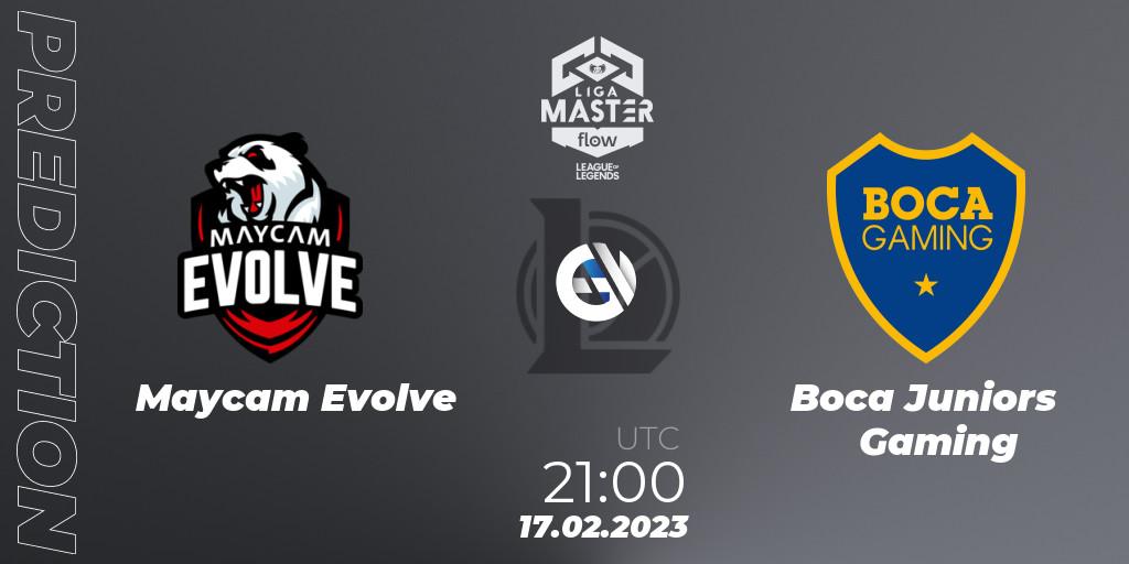 Pronóstico Maycam Evolve - Boca Juniors Gaming. 17.02.2023 at 21:00, LoL, Liga Master Opening 2023 - Group Stage