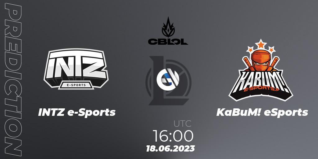 Pronóstico INTZ e-Sports - KaBuM! eSports. 18.06.23, LoL, CBLOL Split 2 2023 Regular Season