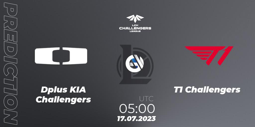 Pronóstico Dplus KIA Challengers - T1 Challengers. 17.07.23, LoL, LCK Challengers League 2023 Summer - Group Stage