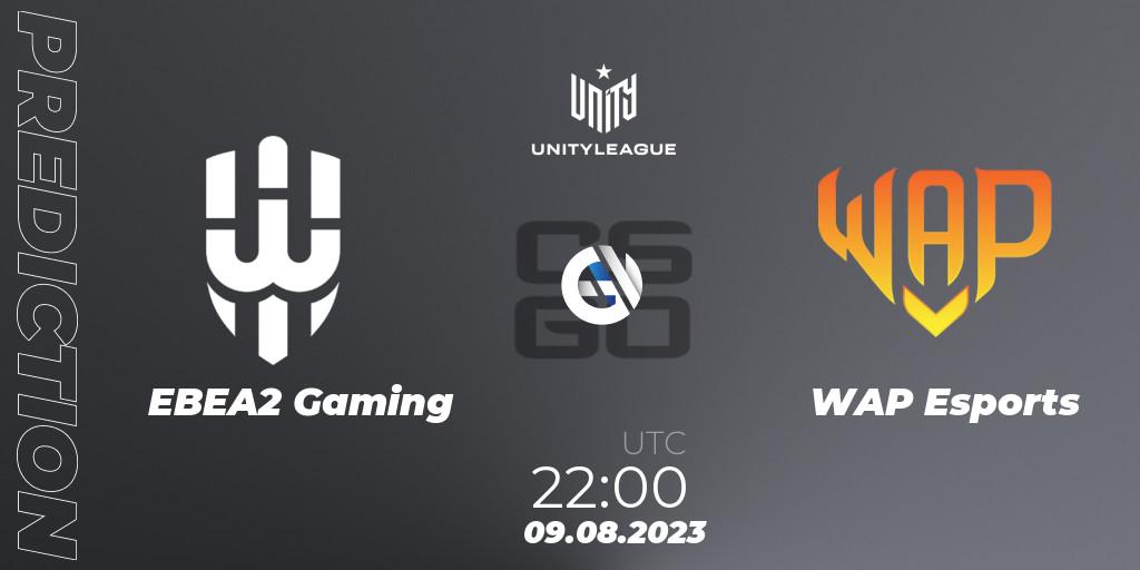Pronóstico EBEA2 Gaming - WAP Esports. 09.08.2023 at 22:00, Counter-Strike (CS2), LVP Unity League Argentina 2023