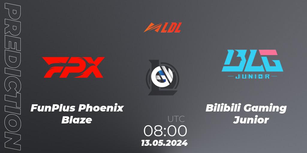 Pronóstico FunPlus Phoenix Blaze - Bilibili Gaming Junior. 13.05.2024 at 08:00, LoL, LDL 2024 - Stage 2