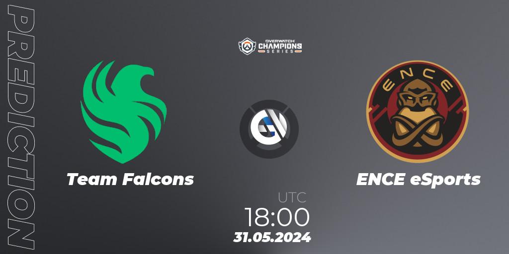 Pronóstico Team Falcons - ENCE eSports. 31.05.2024 at 18:00, Overwatch, Overwatch Champions Series 2024 Major