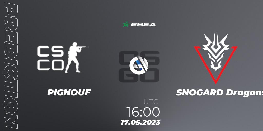 Pronóstico Nakama Esports - SNOGARD Dragons. 17.05.2023 at 16:00, Counter-Strike (CS2), ESEA Season 45: Advanced Division - Europe