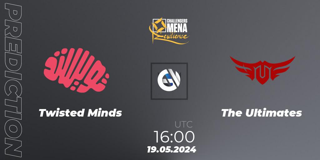 Pronóstico Twisted Minds - The Ultimates. 19.05.2024 at 16:00, VALORANT, VALORANT Challengers 2024 MENA: Resilience Split 2 - GCC and Iraq