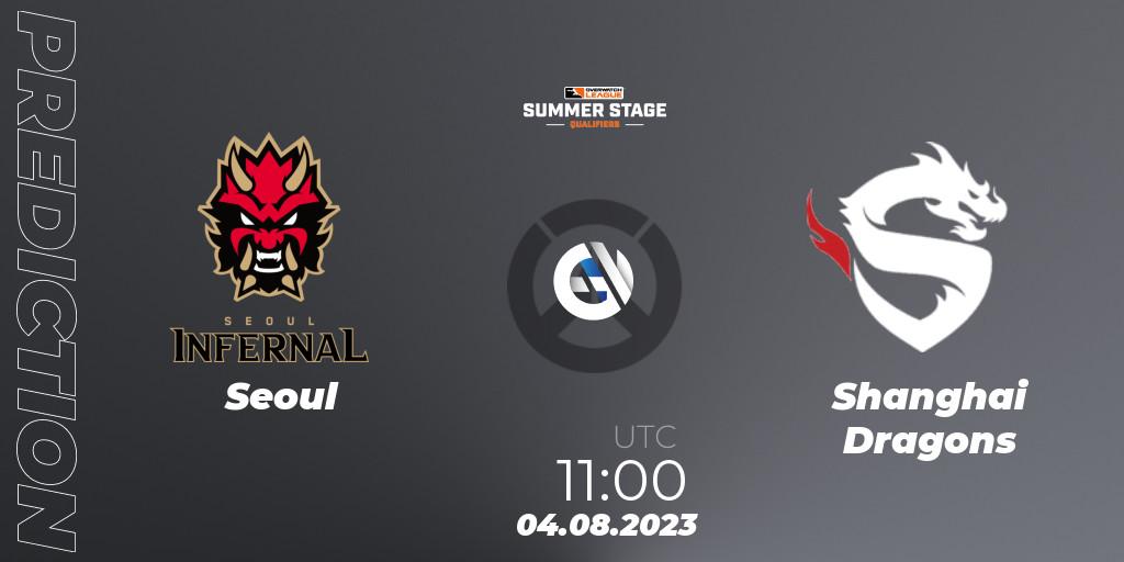 Pronóstico Seoul - Shanghai Dragons. 04.08.23, Overwatch, Overwatch League 2023 - Summer Stage Qualifiers