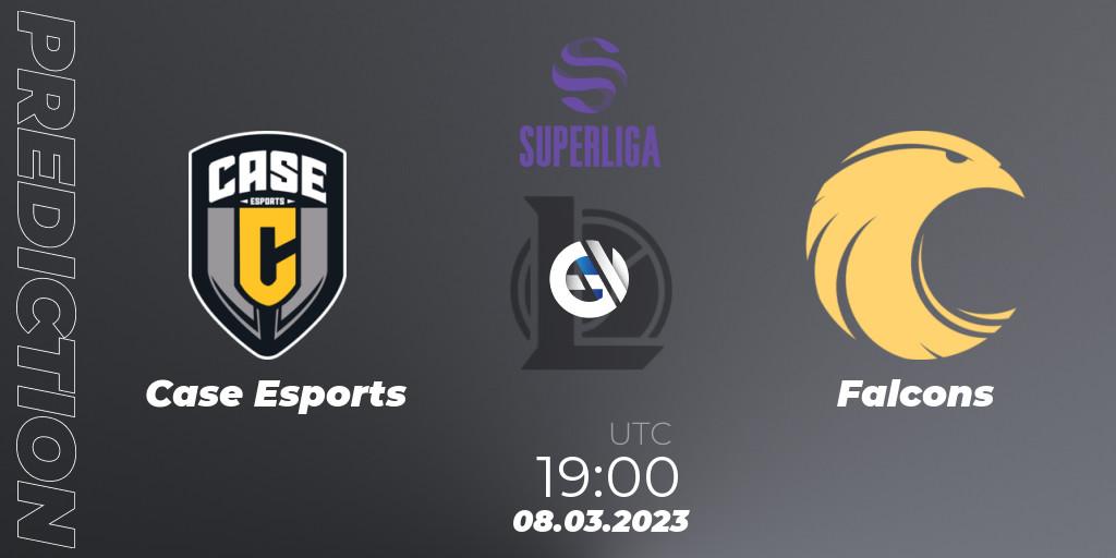 Pronóstico Case Esports - Falcons. 08.03.2023 at 19:00, LoL, LVP Superliga 2nd Division Spring 2023 - Group Stage