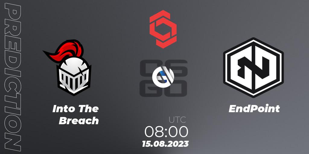 Pronóstico Into The Breach - EndPoint. 15.08.2023 at 08:00, Counter-Strike (CS2), CCT Central Europe Series #7