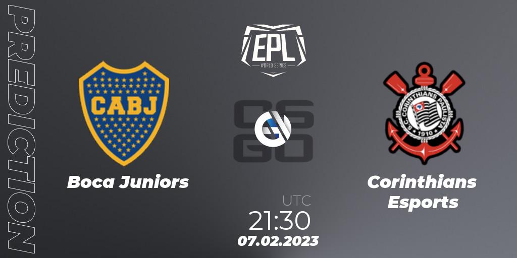 Pronóstico Boca Juniors - Corinthians Esports. 07.02.23, CS2 (CS:GO), EPL World Series: Americas Season 2