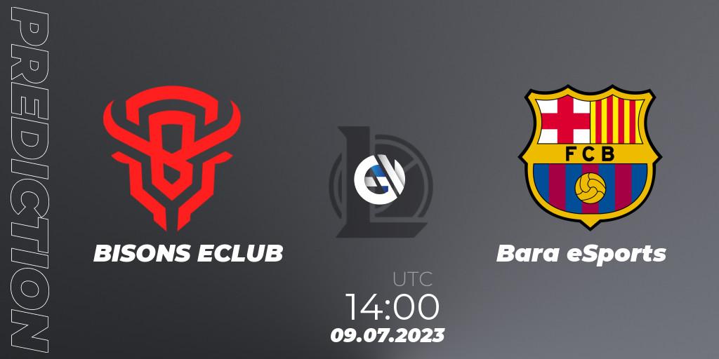 Pronóstico BISONS ECLUB - Barça eSports. 09.07.2023 at 15:15, LoL, Superliga Summer 2023 - Group Stage