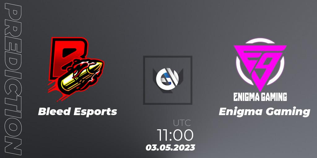 Pronóstico Bleed Esports - Enigma Gaming. 03.05.23, VALORANT, VALORANT Challengers 2023: Malaysia & Singapore Split 2 - Group stage