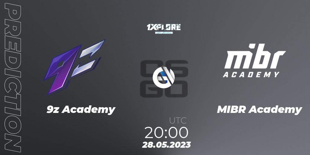 Pronóstico 9z Academy - MIBR Academy. 27.05.2023 at 23:00, Counter-Strike (CS2), 1XPLORE Latin America Cup 1