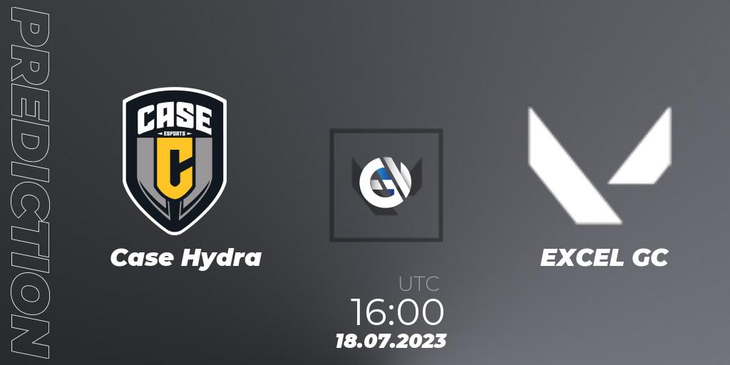 Pronóstico Case Hydra - EXCEL GC. 18.07.2023 at 16:10, VALORANT, VCT 2023: Game Changers EMEA Series 2 - Group Stage