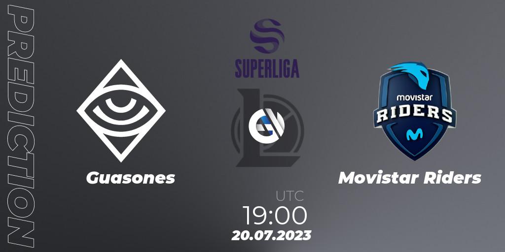 Pronóstico Guasones - Movistar Riders. 22.06.2023 at 19:00, LoL, Superliga Summer 2023 - Group Stage