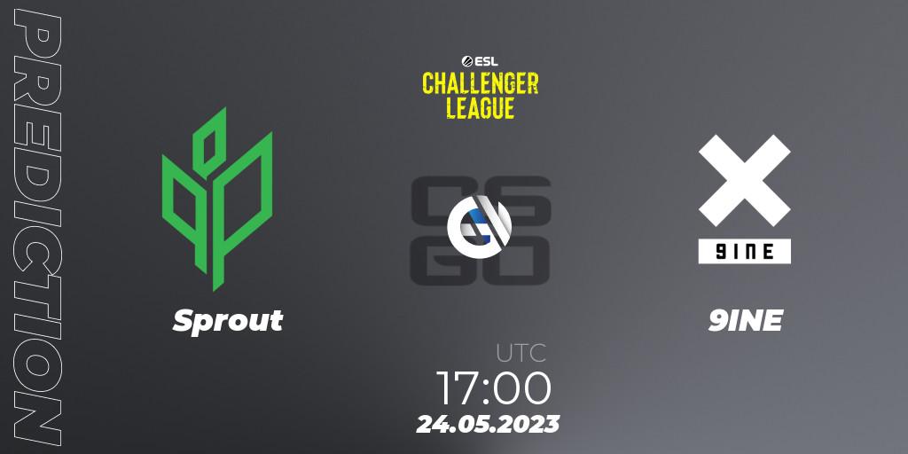 Pronóstico Sprout - 9INE. 24.05.2023 at 17:00, Counter-Strike (CS2), ESL Challenger League Season 45: Europe