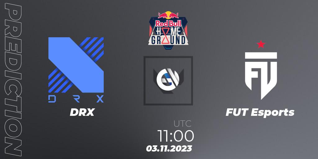 Pronóstico DRX - FUT Esports. 03.11.23, VALORANT, Red Bull Home Ground #4 - Swiss Stage