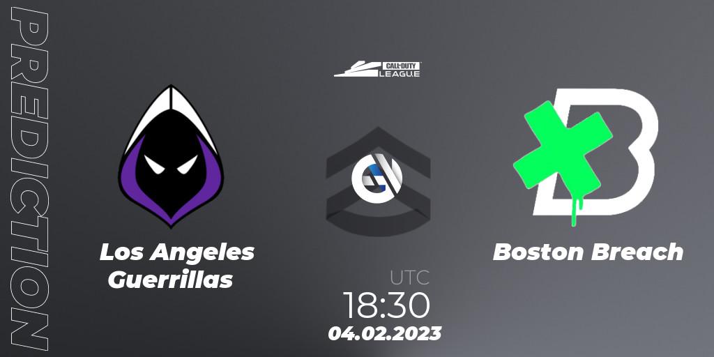 Pronóstico Los Angeles Guerrillas - Boston Breach. 04.02.2023 at 18:30, Call of Duty, Call of Duty League 2023: Stage 2 Major