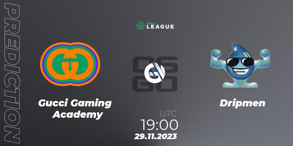 Pronóstico Gucci Gaming Academy - Dripmen. 29.11.2023 at 19:00, Counter-Strike (CS2), ESEA Season 47: Advanced Division - Europe