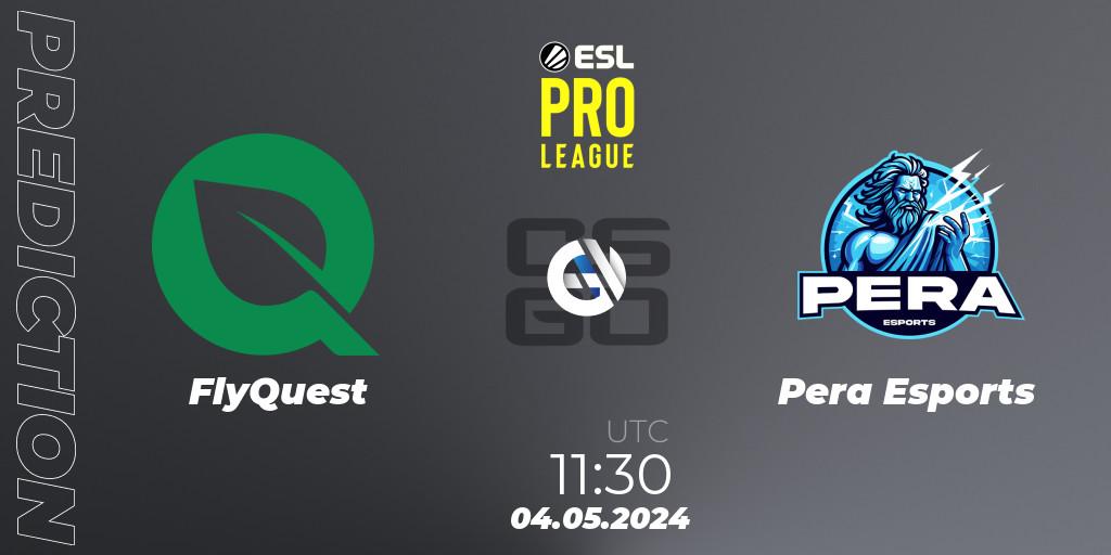 Pronóstico FlyQuest - Pera Esports. 04.05.2024 at 11:30, Counter-Strike (CS2), ESL Pro League Season 19