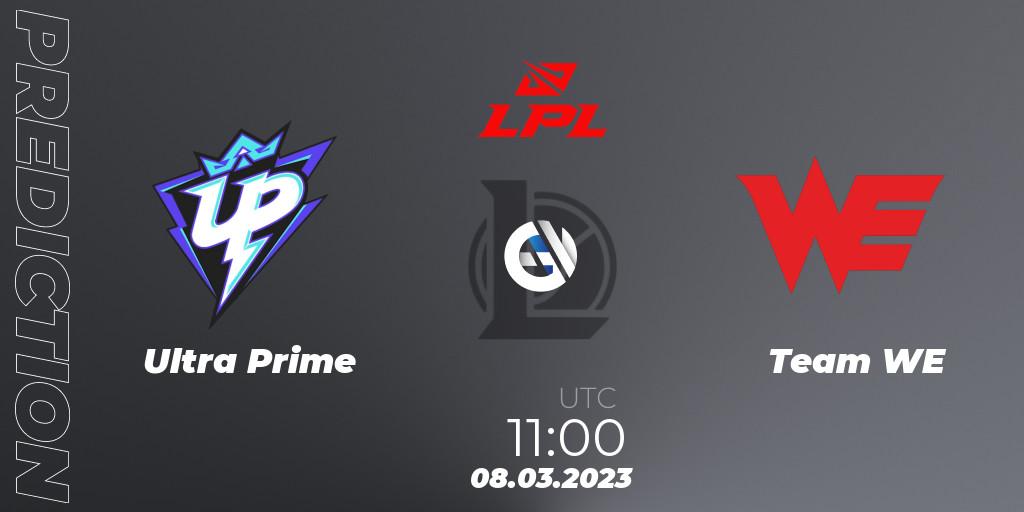 Pronóstico Ultra Prime - Team WE. 08.03.2023 at 11:30, LoL, LPL Spring 2023 - Group Stage