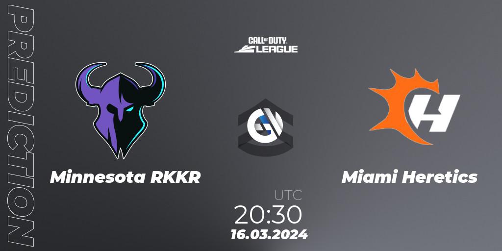 Pronóstico Minnesota RØKKR - Miami Heretics. 16.03.24, Call of Duty, Call of Duty League 2024: Stage 2 Major Qualifiers