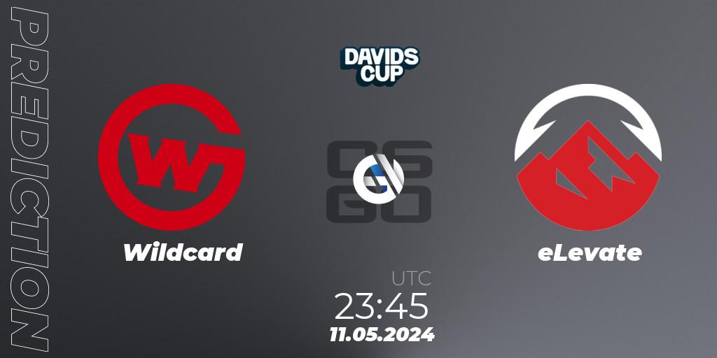 Pronóstico Wildcard - eLevate. 11.05.2024 at 23:45, Counter-Strike (CS2), David's Cup 2024