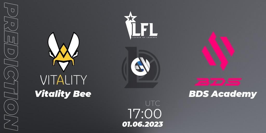 Pronóstico Vitality Bee - BDS Academy. 01.06.2023 at 17:00, LoL, LFL Summer 2023 - Group Stage