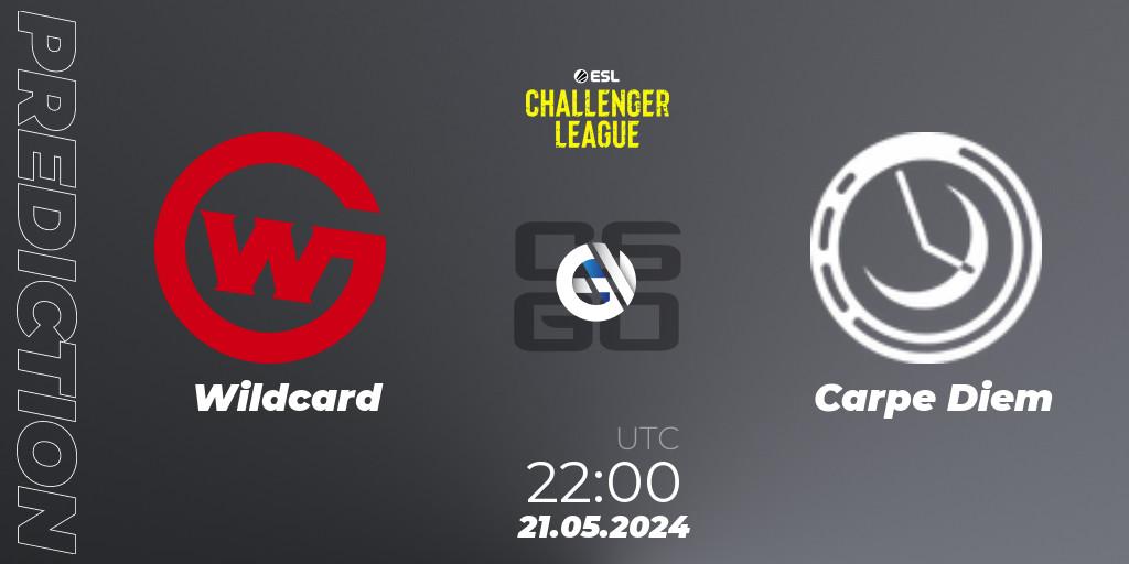 Pronóstico Wildcard - Carpe Diem. 21.05.2024 at 22:00, Counter-Strike (CS2), ESL Challenger League Season 47: North America