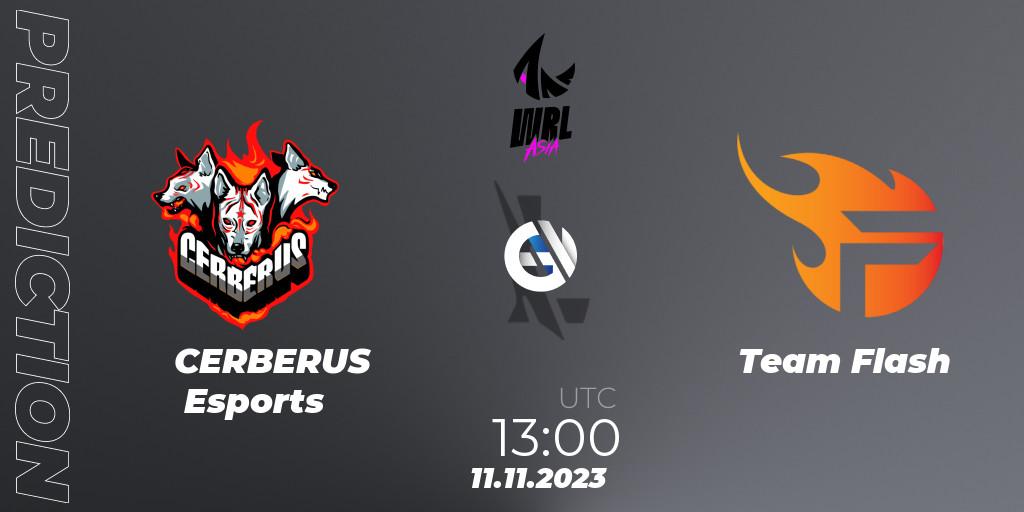 Pronóstico CERBERUS Esports - Team Flash. 11.11.2023 at 13:00, Wild Rift, WRL Asia 2023 - Season 2 - Regular Season