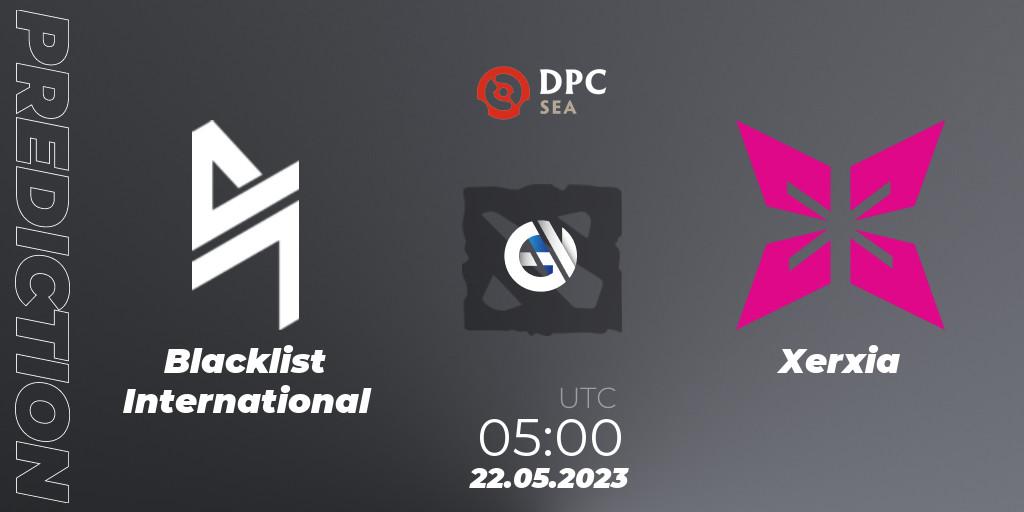 Pronóstico Blacklist International - Xerxia. 22.05.23, Dota 2, DPC 2023 Tour 3: SEA Division I (Upper)