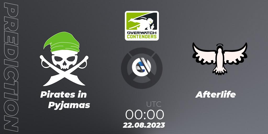 Pronóstico Pirates in Pyjamas - Afterlife. 22.08.2023 at 00:00, Overwatch, Overwatch Contenders 2023 Summer Series: North America