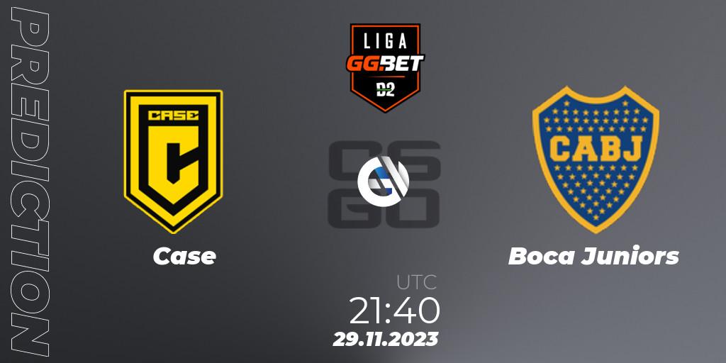 Pronóstico Case - Boca Juniors. 29.11.23, CS2 (CS:GO), Dust2 Brasil Liga Season 2