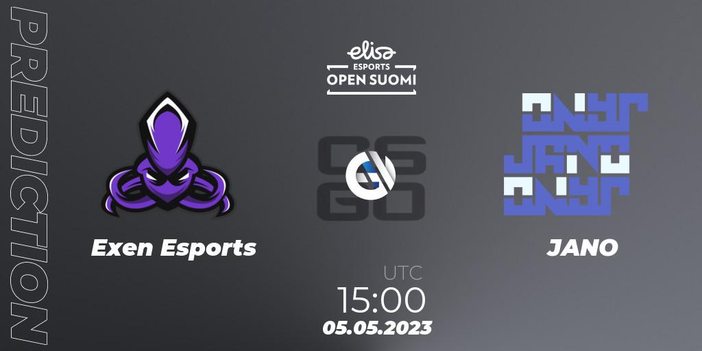 Pronóstico Exen Esports - JANO. 05.05.23, CS2 (CS:GO), Elisa Open Suomi Season 5