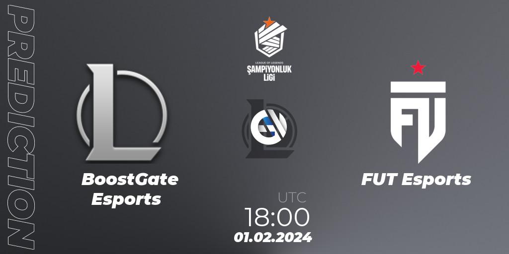 Pronóstico BoostGate Esports - FUT Esports. 01.02.2024 at 18:00, LoL, TCL Winter 2024