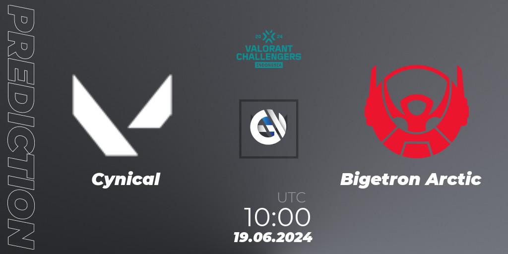 Pronóstico Cynical - Bigetron Arctic. 19.06.2024 at 10:00, VALORANT, VALORANT Challengers 2024 Indonesia: Split 2