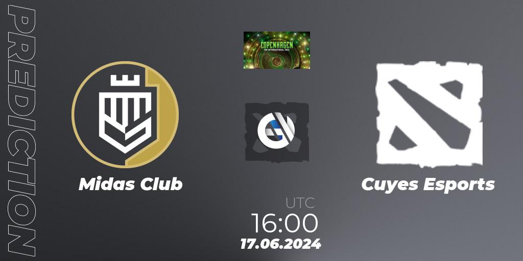 Pronóstico Midas Club - Cuyes Esports. 17.06.2024 at 16:00, Dota 2, The International 2024: South America Closed Qualifier