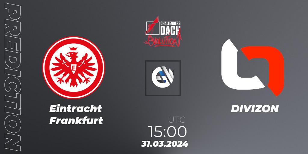 Pronóstico Eintracht Frankfurt - DIVIZON. 07.04.24, VALORANT, VALORANT Challengers 2024 DACH: Evolution Split 1
