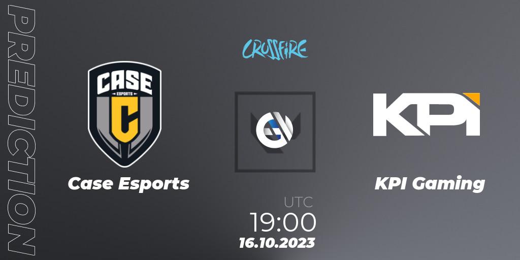 Pronóstico Case Esports - KPI Gaming. 16.10.23, VALORANT, LVP - Crossfire Cup 2023: Contenders #2