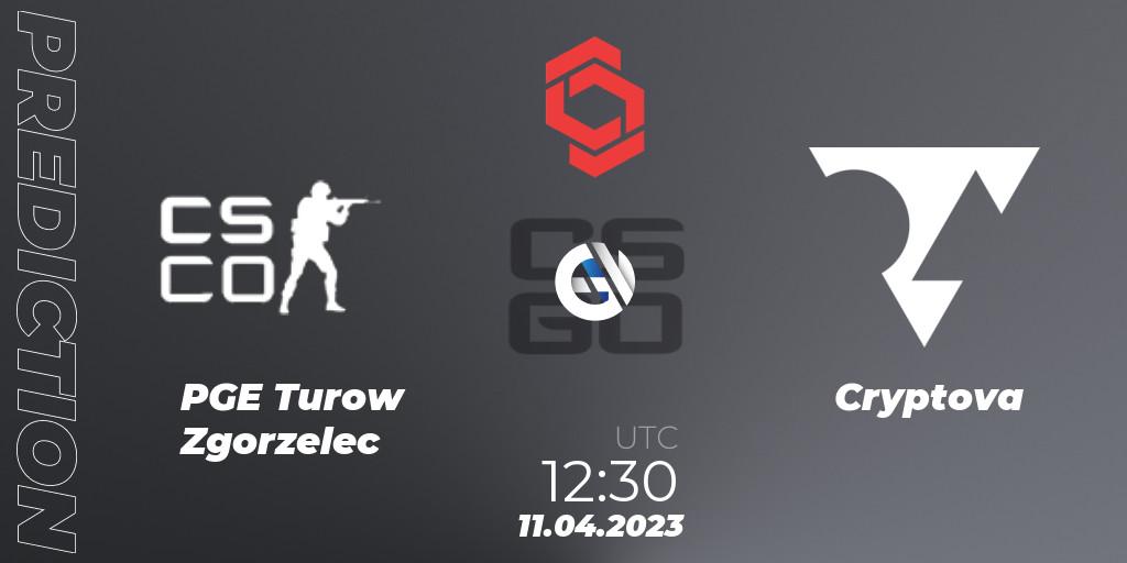 Pronóstico PGE Turow Zgorzelec - Cryptova. 11.04.2023 at 12:30, Counter-Strike (CS2), CCT Central Europe Series #6: Closed Qualifier