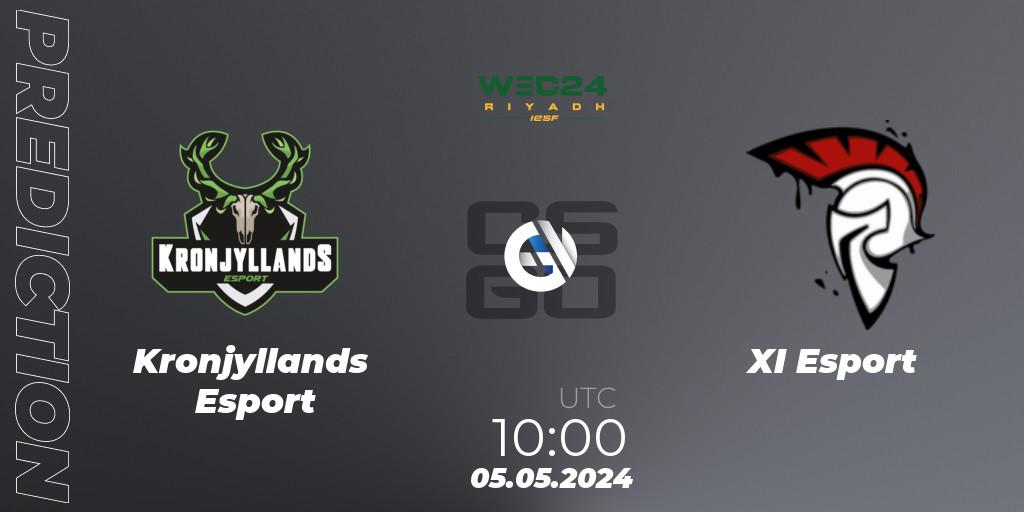 Pronóstico Kronjyllands Esport - XI Esport. 05.05.2024 at 10:00, Counter-Strike (CS2), IESF World Esports Championship 2024: Danish Qualifier