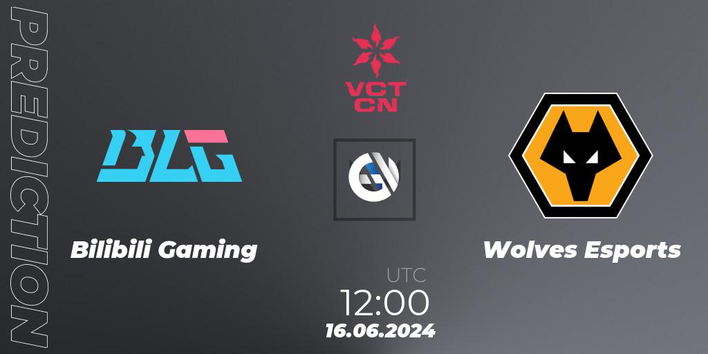 Pronóstico Bilibili Gaming - Wolves Esports. 16.06.2024 at 11:30, VALORANT, VALORANT Champions Tour China 2024: Stage 2 - Group Stage