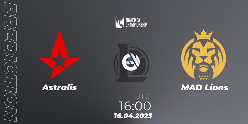 Pronóstico Astralis - MAD Lions. 16.04.2023 at 16:00, LoL, LEC Spring 2023 - Group Stage