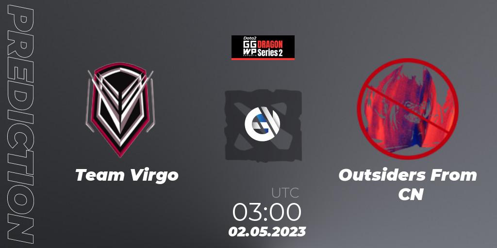 Pronóstico Team Virgo - Outsiders From CN. 02.05.2023 at 03:07, Dota 2, GGWP Dragon Series 2