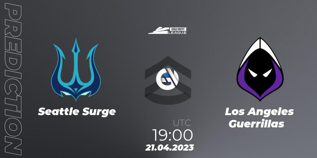 Pronóstico Seattle Surge - Los Angeles Guerrillas. 21.04.2023 at 19:00, Call of Duty, Call of Duty League 2023: Stage 4 Major