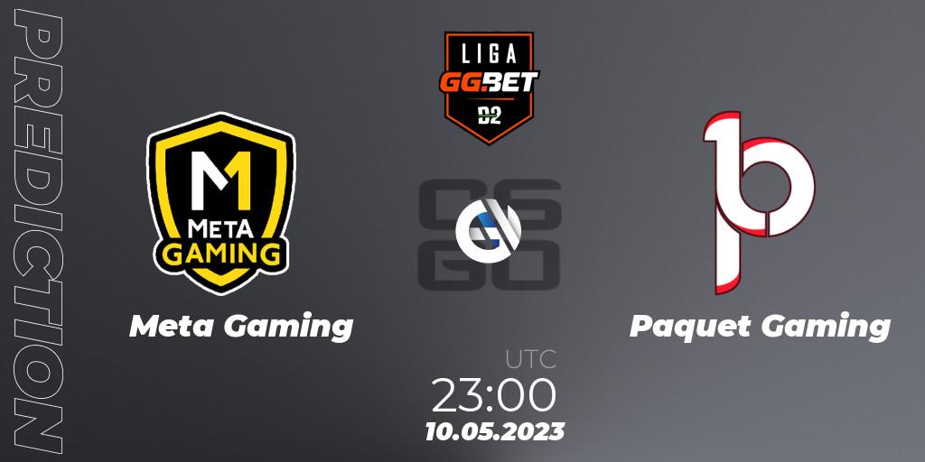 Pronóstico Meta Gaming Brasil - Paquetá Gaming. 10.05.2023 at 23:00, Counter-Strike (CS2), Dust2 Brasil Liga Season 1