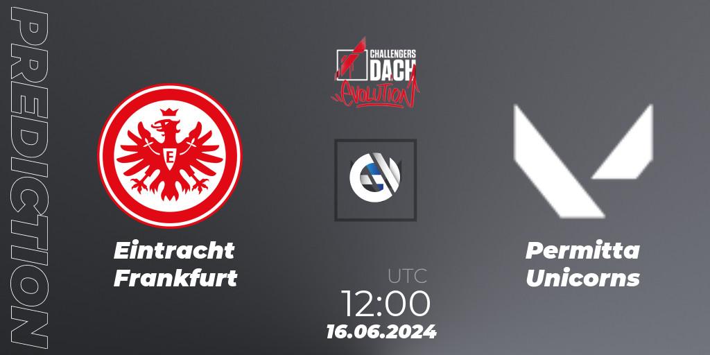 Pronóstico Eintracht Frankfurt - Permitta Unicorns. 16.06.2024 at 12:00, VALORANT, VALORANT Challengers 2024 DACH: Evolution Split 2