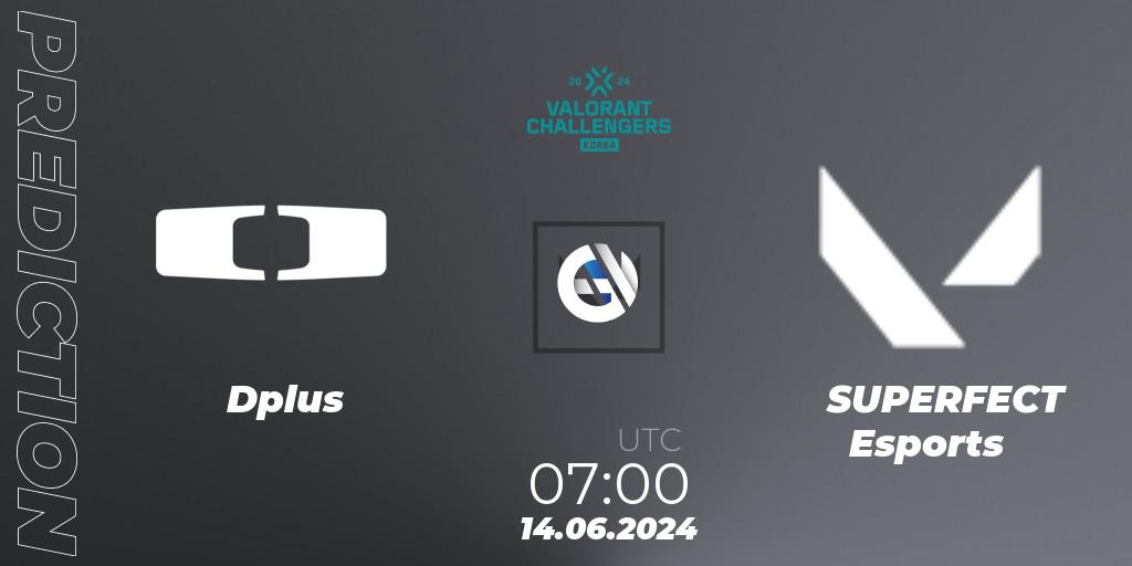 Pronóstico Dplus - SUPERFECT Esports. 14.06.2024 at 07:00, VALORANT, VALORANT Challengers 2024 Korea: Split 2
