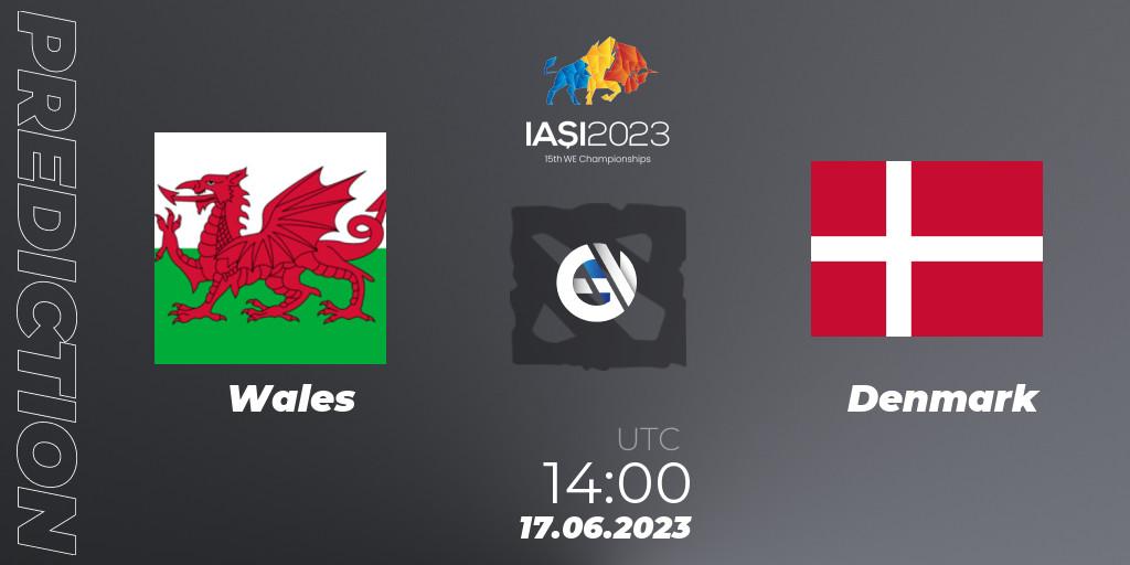 Pronóstico Wales - Denmark. 17.06.2023 at 20:12, Dota 2, IESF Europe A Qualifier 2023