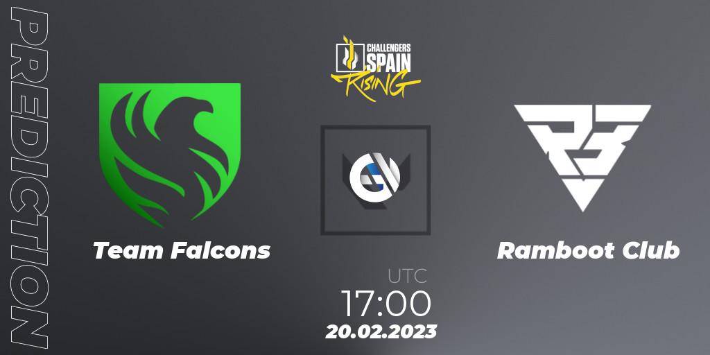 Pronóstico Falcons - Ramboot Club. 20.02.2023 at 17:00, VALORANT, VALORANT Challengers 2023 Spain: Rising Split 1