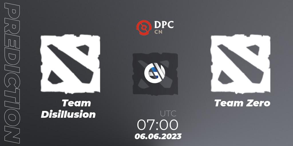 Pronóstico Team Disillusion - Team Zero. 06.06.23, Dota 2, DPC 2023 Tour 3: CN Division II (Lower)