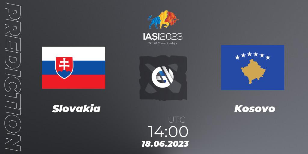 Pronóstico Slovakia - Kosovo. 18.06.2023 at 14:00, Dota 2, IESF Europe A Qualifier 2023